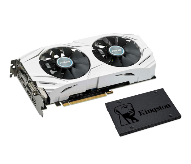 ASUS GeForce GTX 1060 Dual OC 6GB + Kingston 240GB A400 - 443183 - zdjęcie